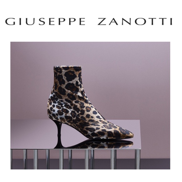 giuseppe zanotti • NEW • leopard kitten heels IT38 - Picture 8 of 14